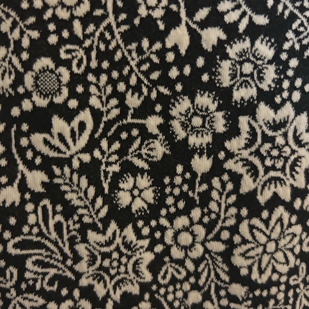 Anthropologie Vanessa Virginia Floral Peplum Lace Up Corset Blouse XSmall Black - Picture 5 of 6